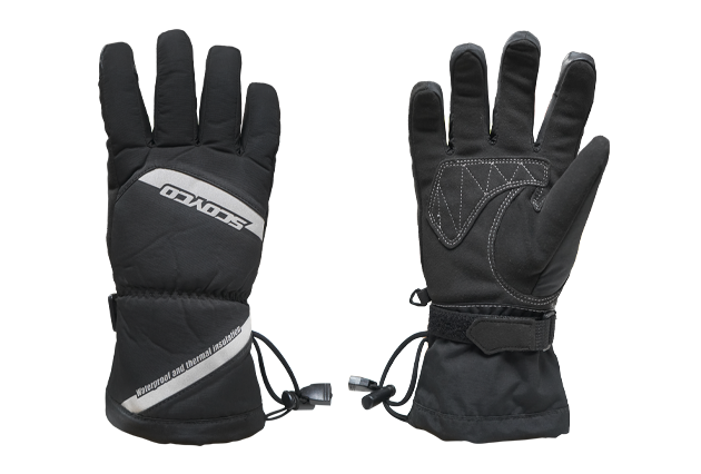 GUANTES TACTIL IMPERMEABLE NEGRO 